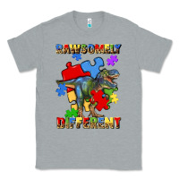 Heather Grey rawsomely different autism t rex Classic Tee - Artiststas