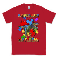 Red rawsomely different autism t rex Classic Tee - Artiststas