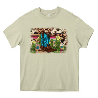 Mossy cactus boot background Heavy Core Tee - AdoDesignShop