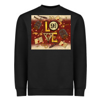 Black wizard love Heavyweight Sweatshirt - TumblerDesignByShophia