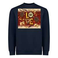 Navy wizard love Heavyweight Sweatshirt - TumblerDesignByShophia