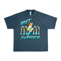 Midnight Navy hot mom summer Urban Heavy Tee - BarkalooDesign