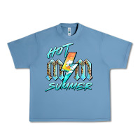 Pebble Blue hot mom summer Urban Heavy Tee - BarkalooDesign