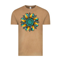 Sunflower Gemstone Leopard Vintage Tee | Teevron