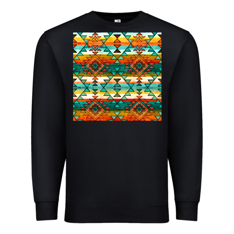 Native American Aztec Seamless Pattern 1 Premium Sweatshirt by BundleAndBundleShop | Teevron