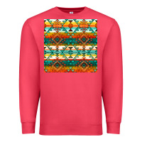 Cardinal native american aztec seamless pattern 1 Premium Sweatshirt - BundleAndBundleShop