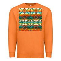 Carrot native american aztec seamless pattern 1 Premium Sweatshirt - BundleAndBundleShop