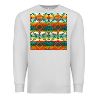 Dove Grey native american aztec seamless pattern 1 Premium Sweatshirt - BundleAndBundleShop