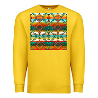Lemon native american aztec seamless pattern 1 Premium Sweatshirt - BundleAndBundleShop