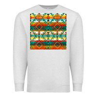 Oatmeal Heather native american aztec seamless pattern 1 Premium Sweatshirt - BundleAndBundleShop