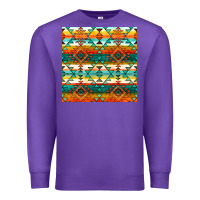 Purple native american aztec seamless pattern 1 Premium Sweatshirt - BundleAndBundleShop