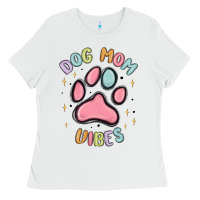 Dog Mom Vibes Ladies Tee | Teevron