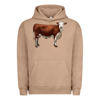 Pigment Burro hereford cow Urban Hoodie - LillyAllenDesigns