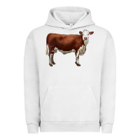 Pigment Lunar Rock hereford cow Urban Hoodie - LillyAllenDesigns