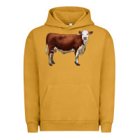 Hereford Cow Urban Hoodie | Teevron