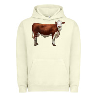 Pigment Pistachio hereford cow Urban Hoodie - LillyAllenDesigns