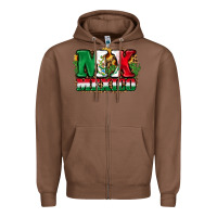 Chestnut MX Mexico Zipper Hoodie - FaDigitalArtStudio