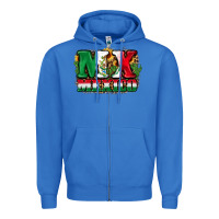 True Royal MX Mexico Zipper Hoodie - FaDigitalArtStudio