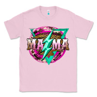 Bubblegum Pink mama life and thunderbolt Classic Tee - JahusDesignShop