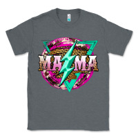 Charcoal Heather mama life and thunderbolt Classic Tee - JahusDesignShop