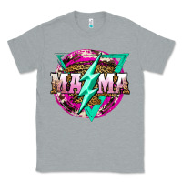 Heather Grey mama life and thunderbolt Classic Tee - JahusDesignShop