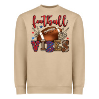 Mushroom Football vibes red and blue Heavyweight Sweatshirt - HowdyJamesFarm