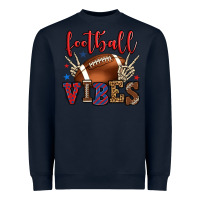 Navy Football vibes red and blue Heavyweight Sweatshirt - HowdyJamesFarm