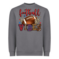 Storm Football vibes red and blue Heavyweight Sweatshirt - HowdyJamesFarm