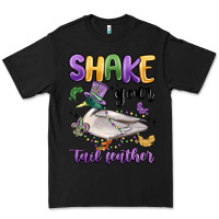 Black shake your tail feather mardi gras Premium Tee - MaliasSmallBusiness