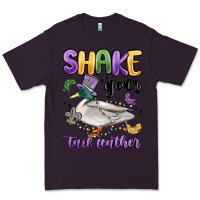 Plum shake your tail feather mardi gras Premium Tee - MaliasSmallBusiness