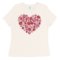 Bone dog valentine Ladies Tee - MaliasSmallBusiness