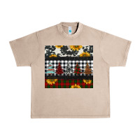 French Oak christmas trees and sunflowers Urban Heavy Tee - Jasminsmagicworld