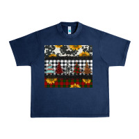 Navy christmas trees and sunflowers Urban Heavy Tee - Jasminsmagicworld