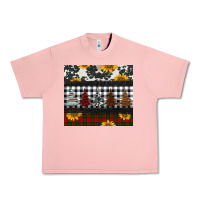 Salmon christmas trees and sunflowers Urban Heavy Tee - Jasminsmagicworld