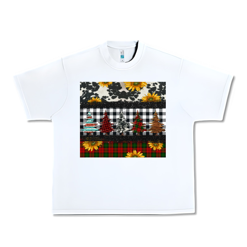 Christmas Trees And Sunflowers Urban Heavy Tee by Jasminsmagicworld | Teevron