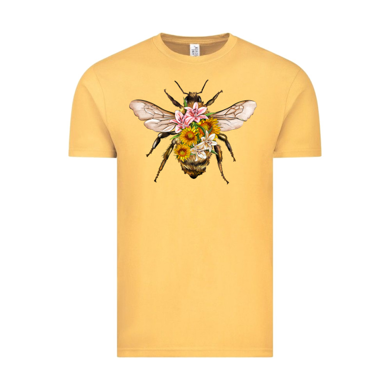 Bee With Flowers Vintage Tee by Artiststas | Teevron