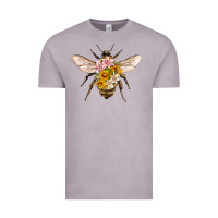 Vintage Zinc bee with flowers Vintage Tee - Artiststas