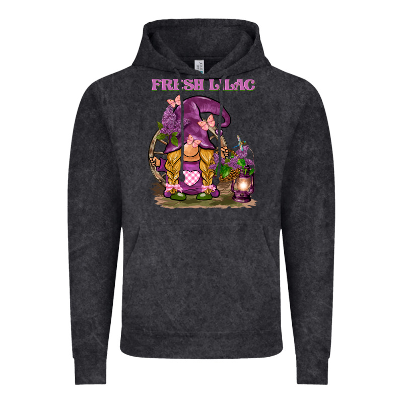 Fresh Lilac Gnome Vintage Hoodie by BarkalooDesign | Teevron