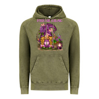 Vintage Olive fresh lilac gnome Vintage Hoodie - BarkalooDesign