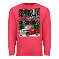 Cardinal Small Town Christmas Premium Sweatshirt - FaDigitalArtStudio