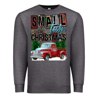 Charcoal Heather Small Town Christmas Premium Sweatshirt - FaDigitalArtStudio
