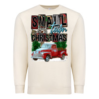 Sandshell Small Town Christmas Premium Sweatshirt - FaDigitalArtStudio