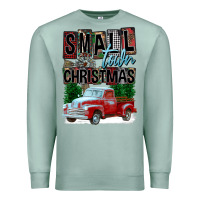 Seafoam Small Town Christmas Premium Sweatshirt - FaDigitalArtStudio