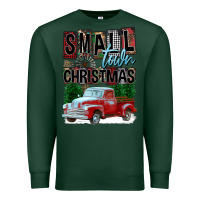 Sports Green Small Town Christmas Premium Sweatshirt - FaDigitalArtStudio