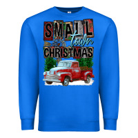 True Royal Small Town Christmas Premium Sweatshirt - FaDigitalArtStudio