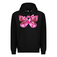 Black Cancer butterfly Premium Hoodie - FaDigitalArtStudio