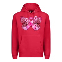 Cardinal Cancer butterfly Premium Hoodie - FaDigitalArtStudio