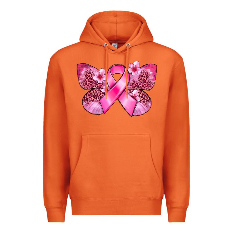 Cancer Butterfly Premium Hoodie by FaDigitalArtStudio | Teevron