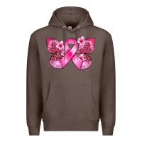 Coffee Cancer butterfly Premium Hoodie - FaDigitalArtStudio