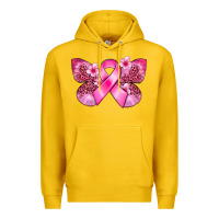 Lemon Cancer butterfly Premium Hoodie - FaDigitalArtStudio